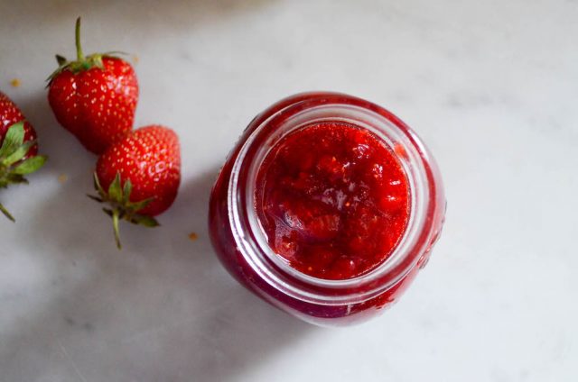 Strawberry Honey Rosemary Jam | In Jennie's Kitchen