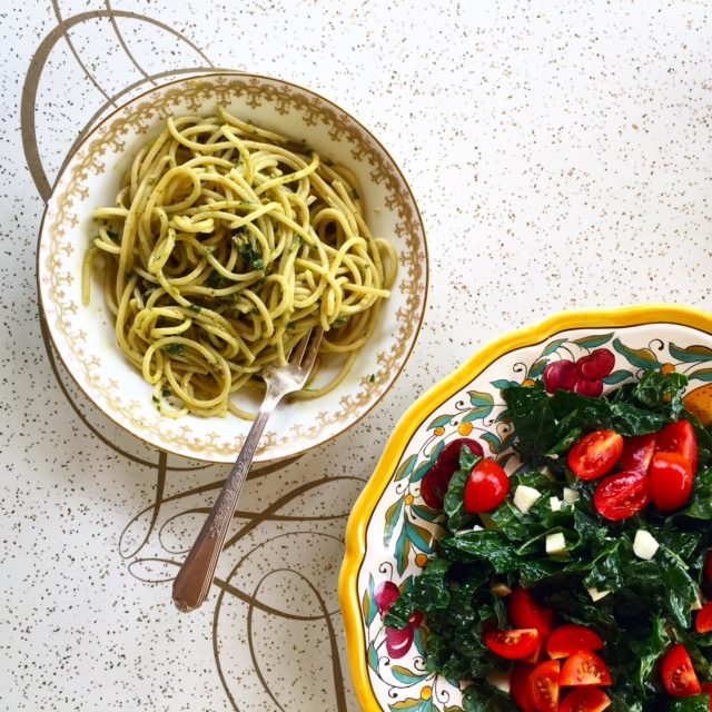 Basil & Pistachio Pesto | In Jennie's Kitchen