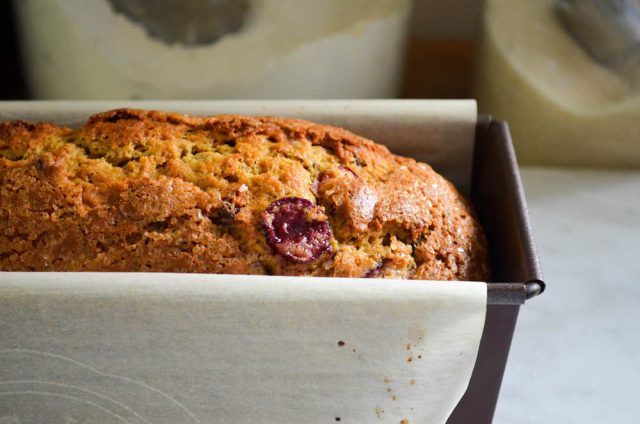 Chocolate Cherry Banana Bread Recipe | In Jennie's Kitchen