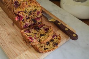 Chocolate Cherry Banana Bread Recipe | In Jennie's Kitchen