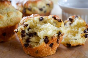Chocolate Chip Pancake Muffins Recipe | In Jennie's Kitchen