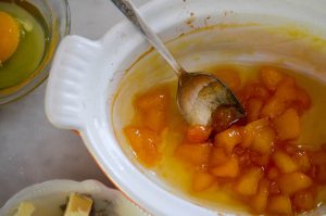 Roasted Peach Scones Recipe | In Jennie's Kitchen