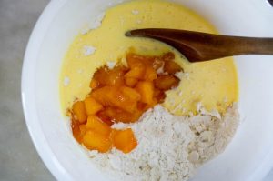 Roasted Peach Scones Recipe | In Jennie's Kitchen