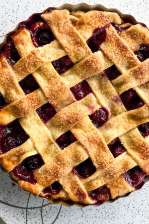 Sour Cherry Pie Recipe | In Jennie's Kitchen