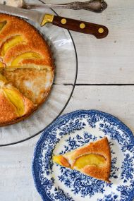 Summer Peach Cake Recipe | In Jennie's Kitchen