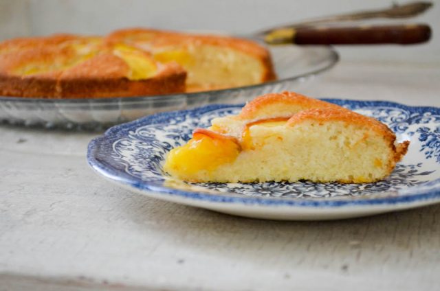 Summer Peach Cake Recipe | In Jennie's Kitchen