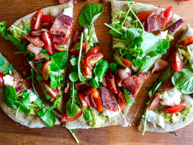 BLT Pizza Recipe | In Jennie's Kitchen 