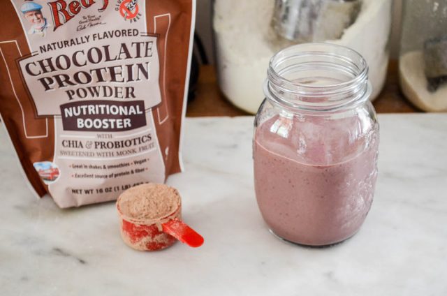 Bob's Red Mill Chocolate Protein Smoothie | In Jennie's Kitchen