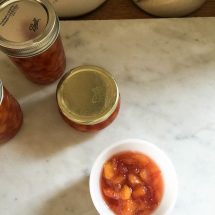 Five Minute Nectarine Jam
