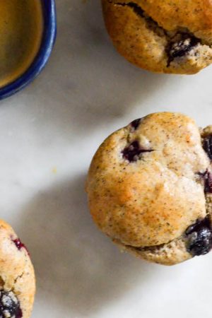 Whole Grain Blueberry Muffins | In Jennie's Kitchen