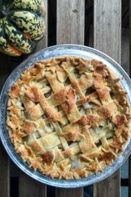 Apple Strawberry Cardamom Pie - In Jennie's Kitchen