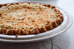 Crumb Topped Pumpkin Pie Recipe | In Jennie's Kitchen