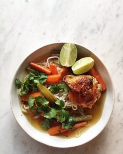 Slow Roasted Chicken Soup Recipe | In Jennie's Kitchen