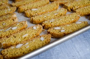 Almond Fennel Biscotti | In Jennie's Kitchen