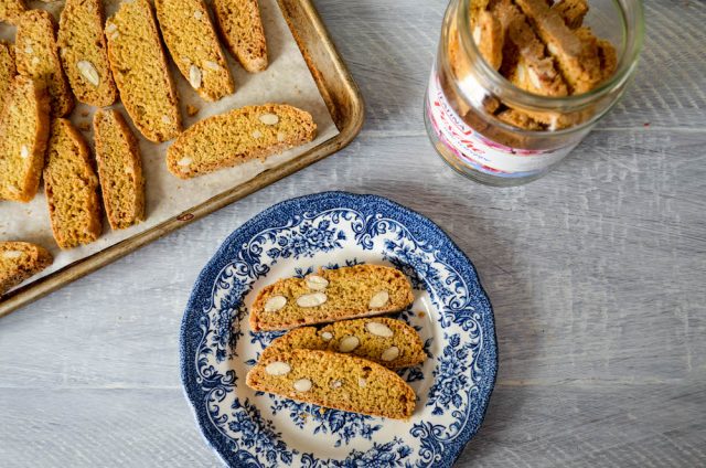 Almond Fennel Biscotti | In Jennie's Kitchen