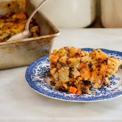 Mikey's Thanksgiving Stuffing | In Jennie's Kitchen