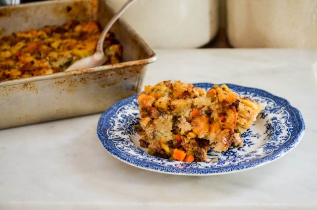 Mikey's Thanksgiving Stuffing | In Jennie's Kitchen