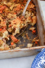 Mikey's Thanksgiving Stuffing | In Jennie's Kitchen