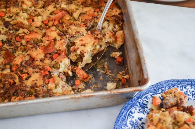 Mikey's Thanksgiving Stuffing | In Jennie's Kitchen