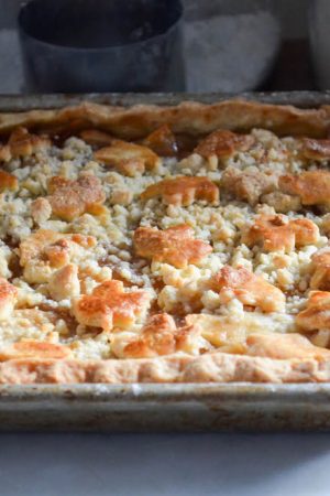 Apple Crumb Slap Pie | In Jennie's Kitchen