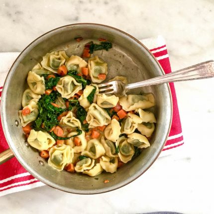 Tortellini, Swiss Chard, Carrots & Fennel | In Jennie's Kitchen