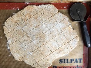 Homemade Sourdough Starter Seed Crackers | In Jennie's Kitchen