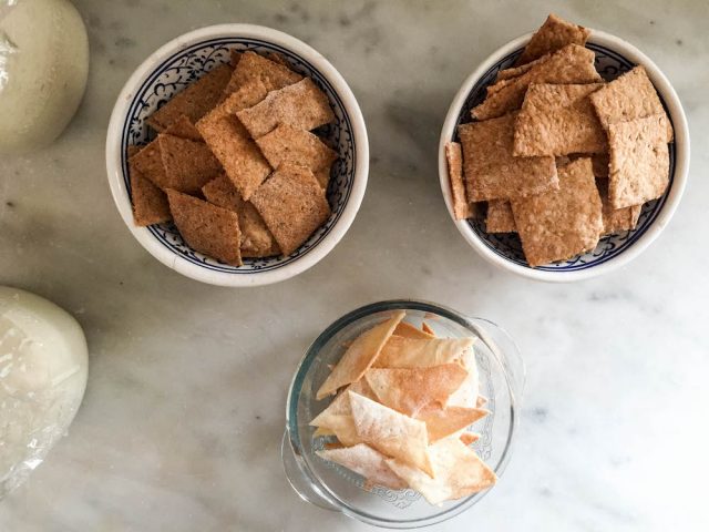 Homemade Sourdough Starter Seed Crackers | In Jennie's Kitchen