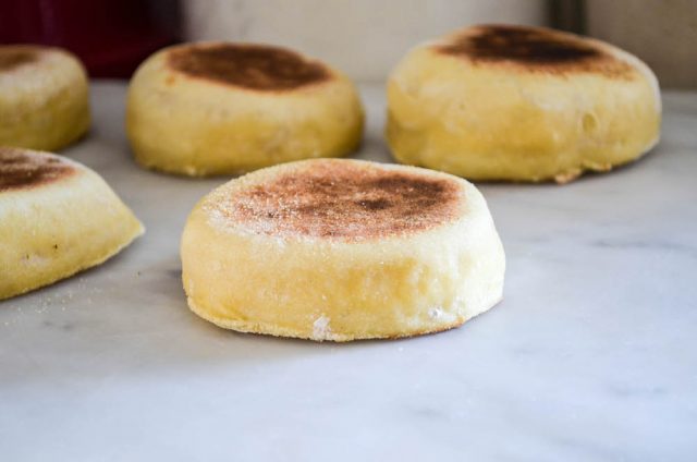 Homemade Sourdough English Muffins | In Jennie's Kitchen