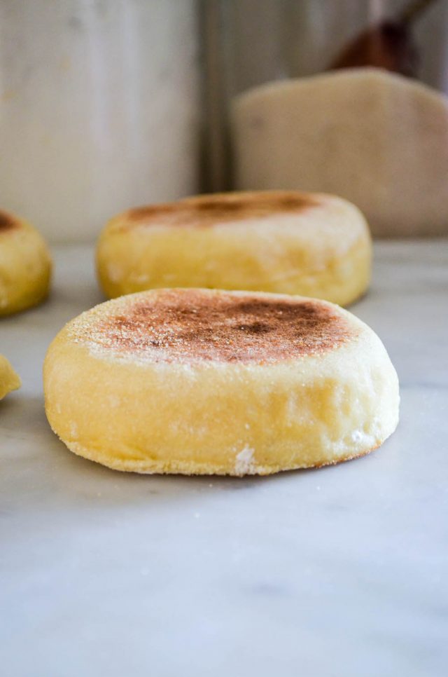 Homemade Sourdough English Muffins | In Jennie's Kitchen