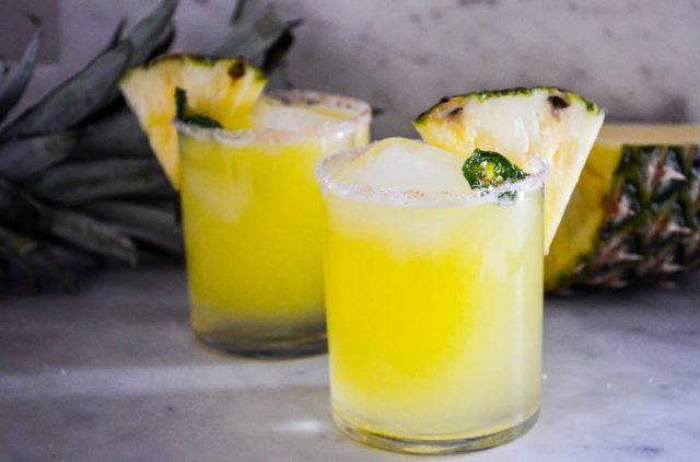 Jalapeno Pineapple Margarita | In Jennie's Kitchen