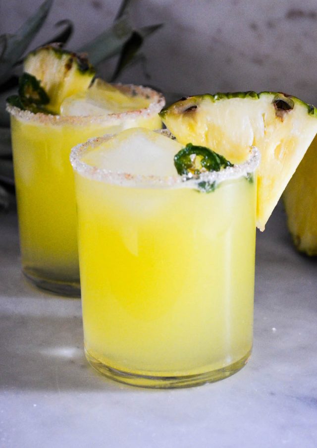 Jalapeno Pineapple Margarita | In Jennie's Kitchen