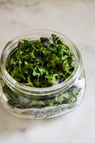 Dried Violets | In Jennie's Kitchen