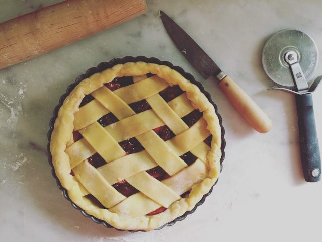 Raspberry Strawberry Crostata | In Jennie's Kitchen