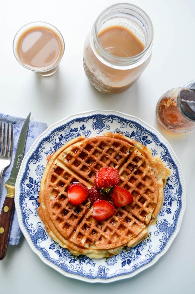 Strawberry Waffles | In Jennie's Kitchen