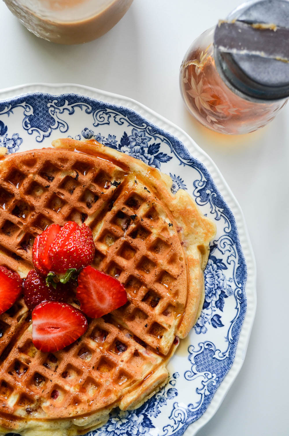 Strawberry Waffles In Jennie's Kitchen
