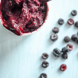 Black Raspberry Sorbet | In Jennie's Kitchen