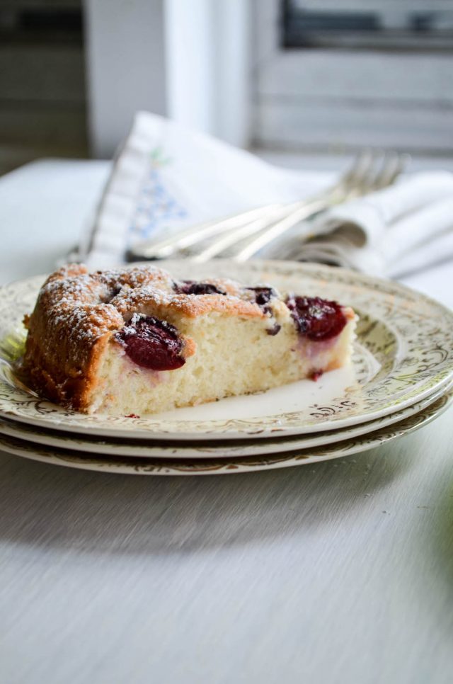 Summer Cherry Cake | In Jennie's Kitchen