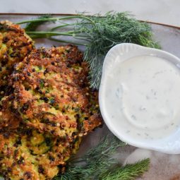 Zucchini Quinoa Patties | In Jennie's Kitchen