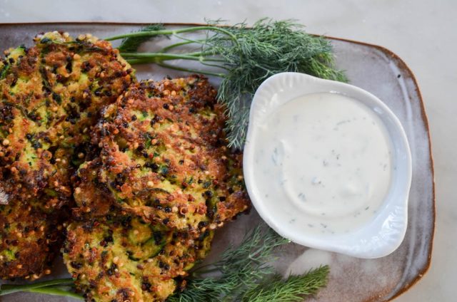 Zucchini Quinoa Patties | In Jennie's Kitchen