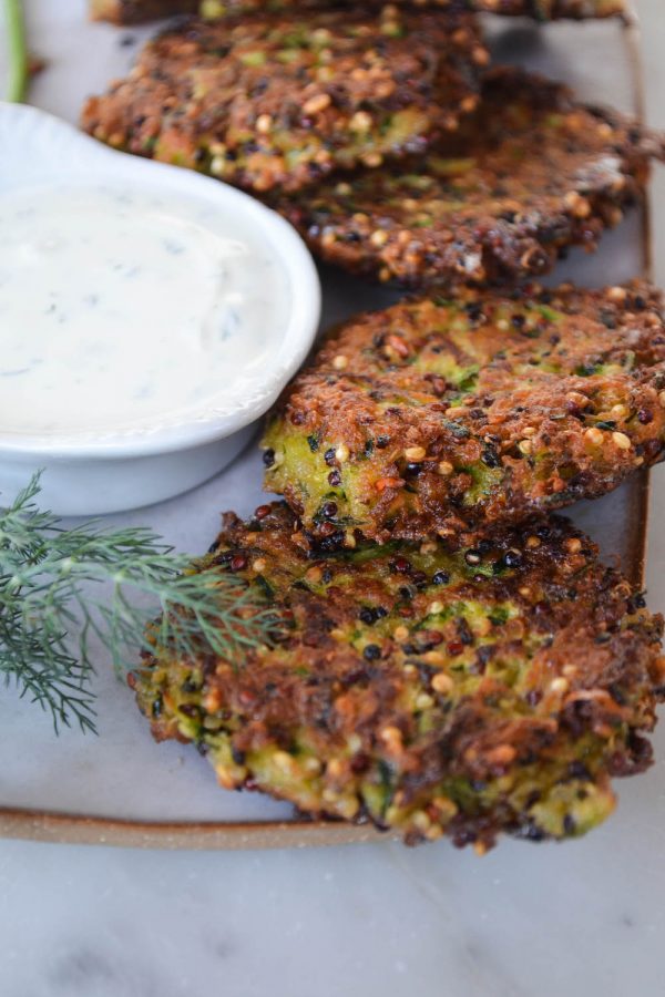 Broccoli & Quinoa Patties {Finder's Feast} In Jennie's Kitchen