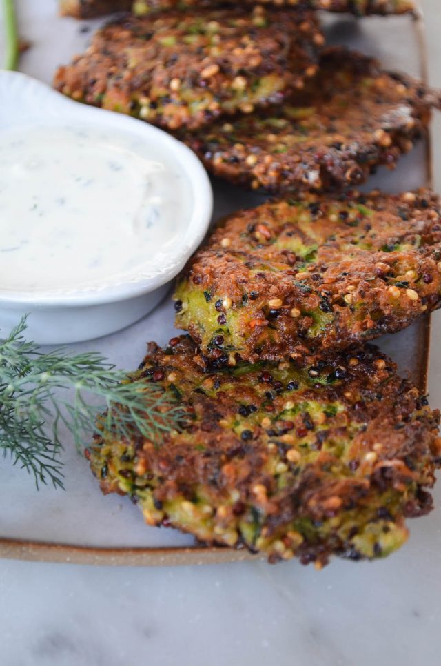 Zucchini Quinoa Patties | In Jennie's Kitchen