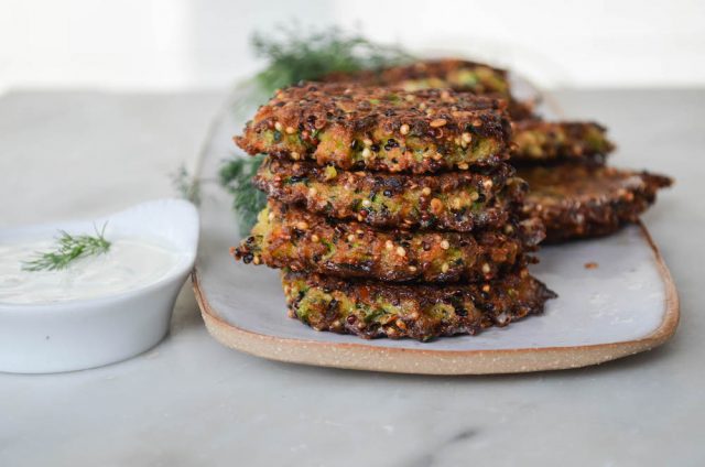 Zucchini Quinoa Patties | In Jennie's Kitchen