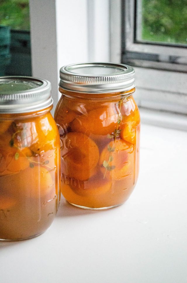 Apricots Honey, Thyme & Chamomile | In Jennie's Kitchen