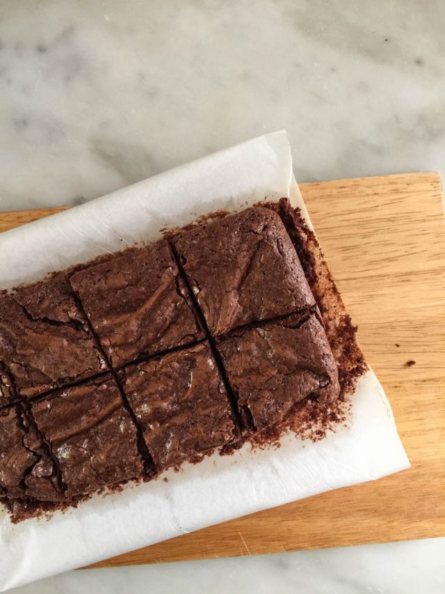 Small Batch Espresso Brownies | In Jennie's Kitchen