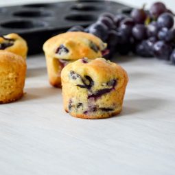 Concord Grape Honey Muffin Recipe | In Jennie's Kitchen