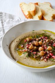 Creamy Eggplant Hummus | In Jennie's Kitchen