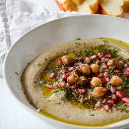 Creamy Eggplant Hummus | In Jennie's Kitchen