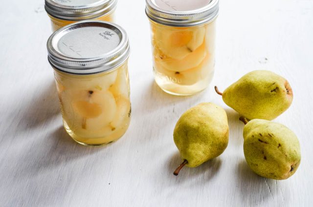 Homecanned Pears in Light Syrup | In Jennie's Kitchen