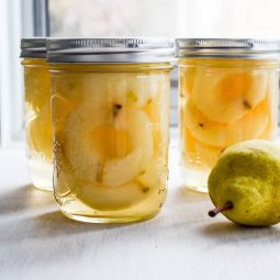 Homecanned Pears in Light Syrup | In Jennie's Kitchen