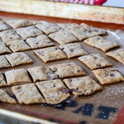 Kalamata Olive & Spelt Sourdough Crackers | In Jennie's Kitchen